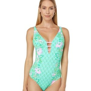 Lilly Pulitzer swimsuit diamond girl